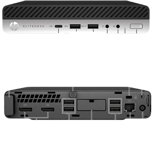 HP EliteDesk 800 G5 Mini Intel Core i5-9500T 16GB RAM 512GB SSD Windows 11 Pro Desktop (Certified Pre-Owned)